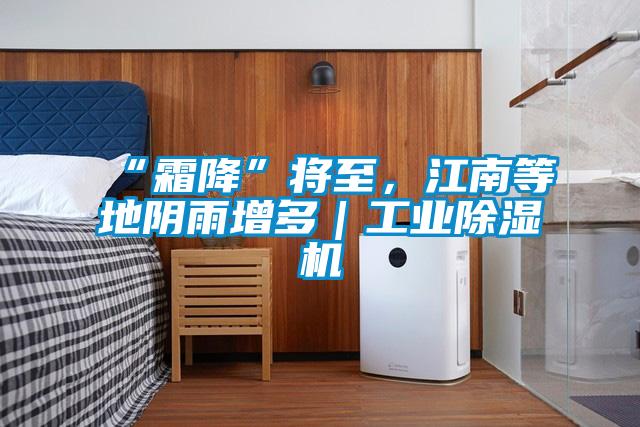 “霜降”將至，江南等地陰雨增多｜工業除濕機