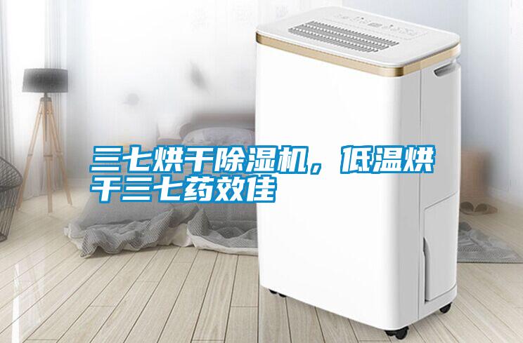 三七烘干除濕機，低溫烘干三七藥效佳