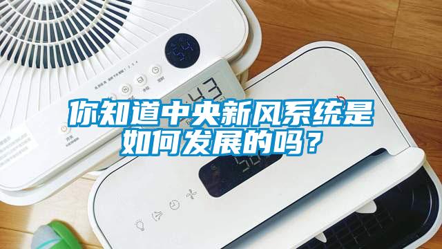 你知道中央新風(fēng)系統(tǒng)是如何發(fā)展的嗎？