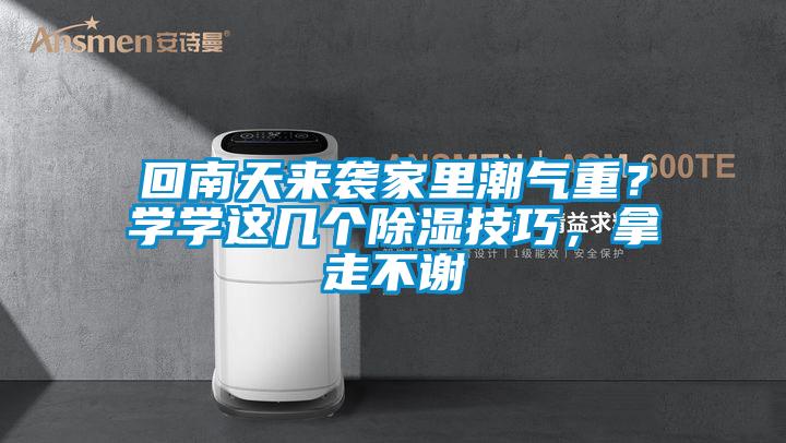 回南天來襲家里潮氣重？學學這幾個除濕技巧，拿走不謝
