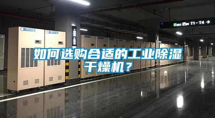 如何選購合適的工業(yè)除濕干燥機？