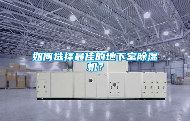 如何選擇最佳的地下室除濕機？