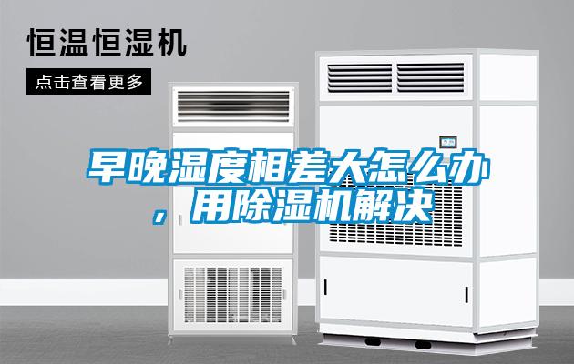 早晚濕度相差大怎么辦，用除濕機解決