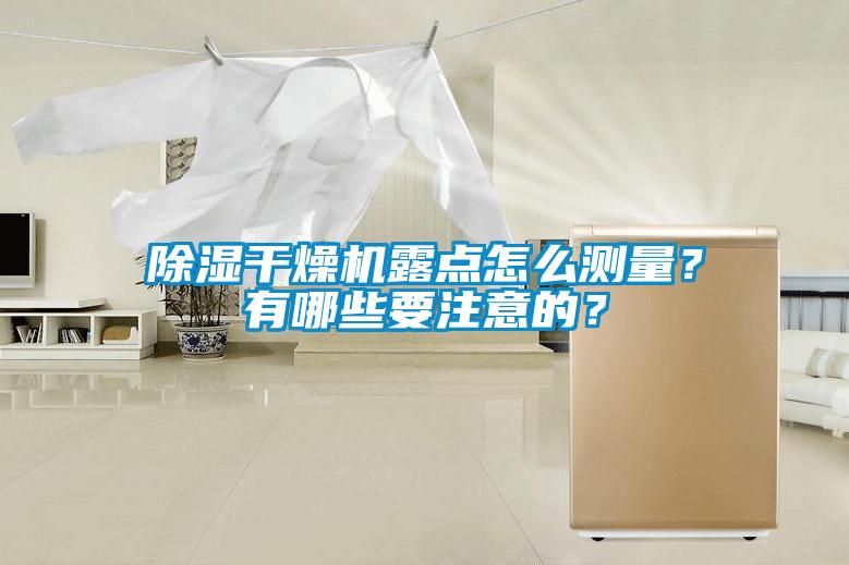 除濕干燥機(jī)露點(diǎn)怎么測量？有哪些要注意的？