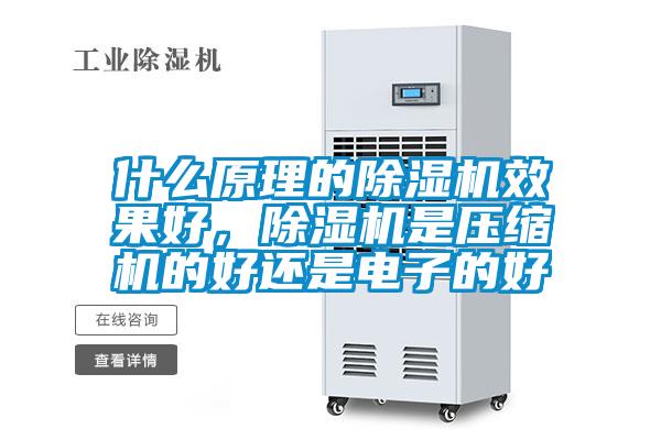 什么原理的除濕機效果好，除濕機是壓縮機的好還是電子的好