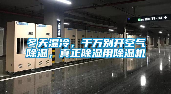 冬天濕冷，千萬別開空氣除濕，真正除濕用除濕機