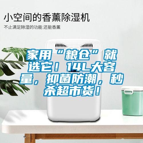 家用“糧倉”就選它！14L大容量，抑菌防潮，秒殺超市貨！