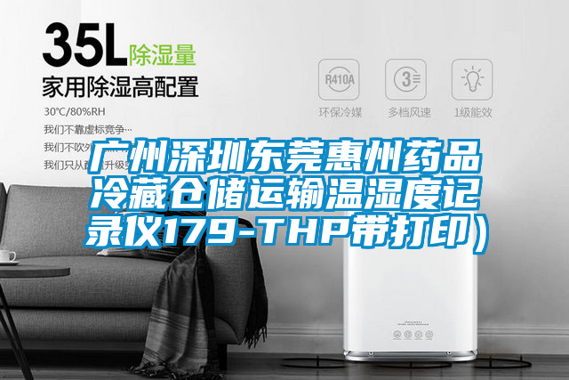 廣州深圳東莞惠州藥品冷藏倉儲運(yùn)輸溫濕度記錄儀179-THP帶打印）