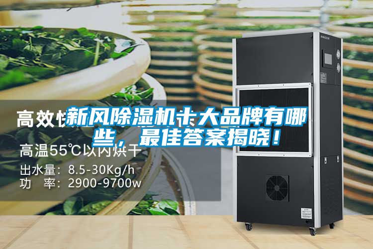 新風除濕機十大品牌有哪些，最佳答案揭曉！