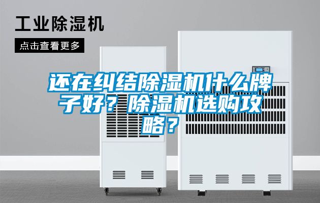 還在糾結除濕機什么牌子好？除濕機選購攻略？