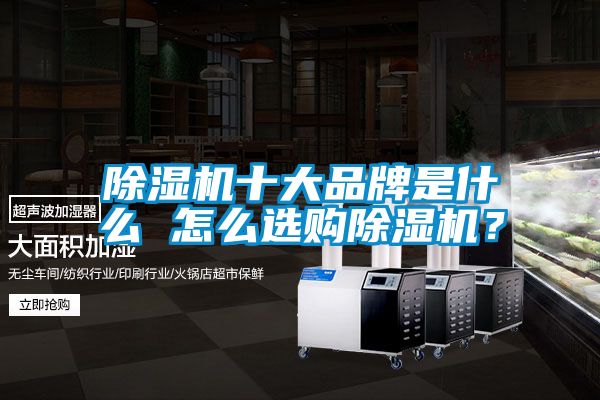 除濕機十大品牌是什么 怎么選購除濕機？