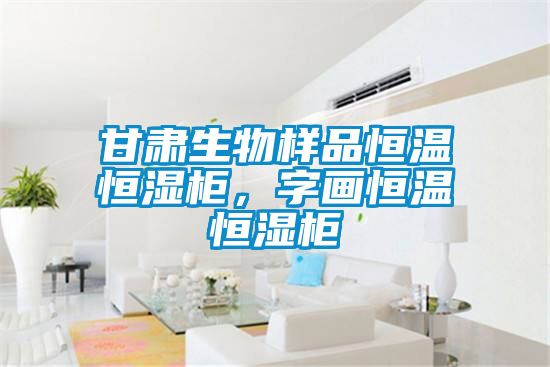 甘肅生物樣品恒溫恒濕柜，字畫恒溫恒濕柜
