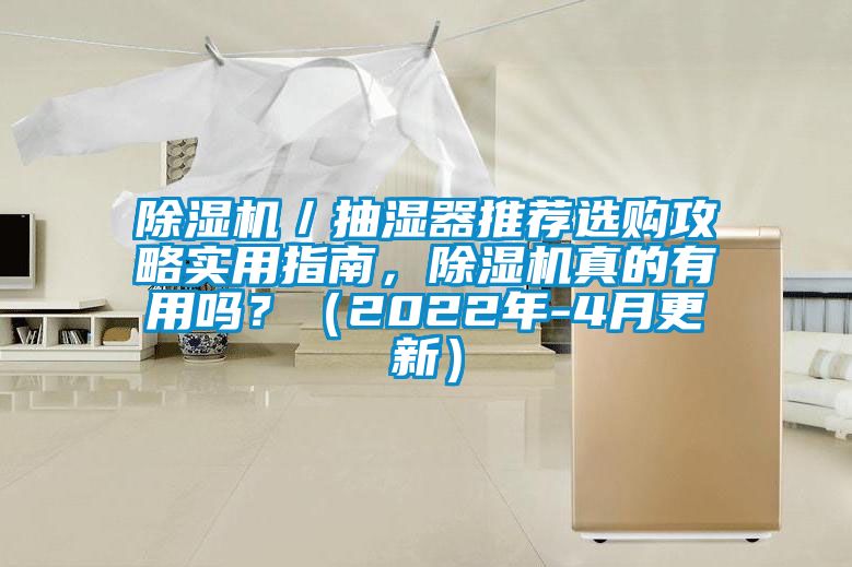 除濕機／抽濕器推薦選購攻略實用指南，除濕機真的有用嗎？（2022年-4月更新）