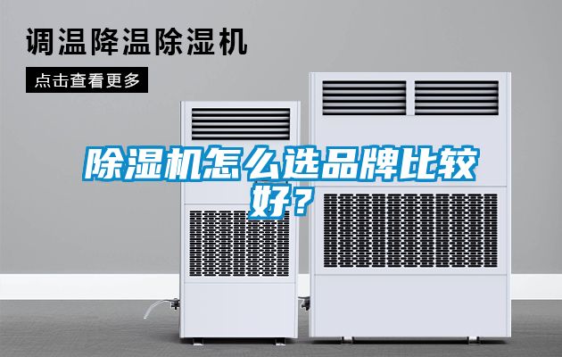 除濕機怎么選品牌比較好？