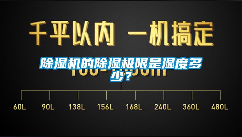 除濕機的除濕極限是濕度多少？