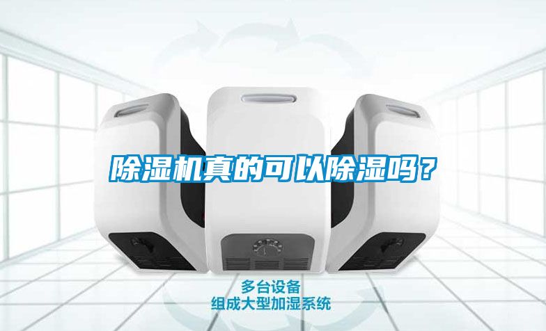 除濕機真的可以除濕嗎？